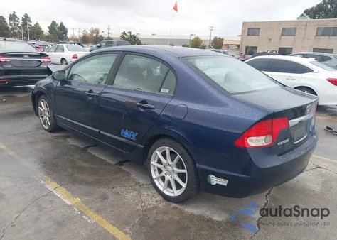 2009 Honda Civic Gx z USA, uszkodzony, nr VIN 1HGFA46539L000752